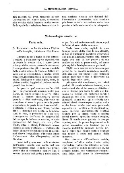 La meteorologia pratica rivista di meteorologia agraria, igienica, aeronautica