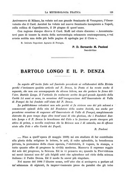 La meteorologia pratica rivista di meteorologia agraria, igienica, aeronautica