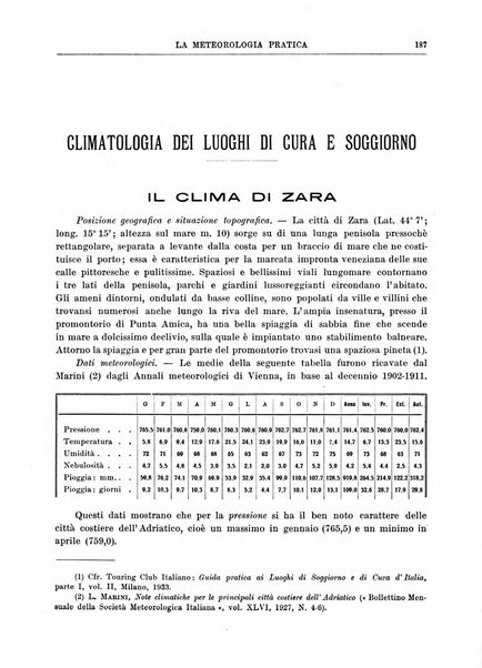 La meteorologia pratica rivista di meteorologia agraria, igienica, aeronautica