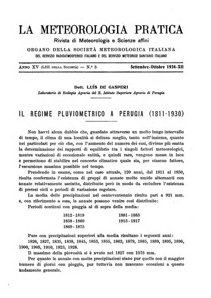 La meteorologia pratica rivista di meteorologia agraria, igienica, aeronautica