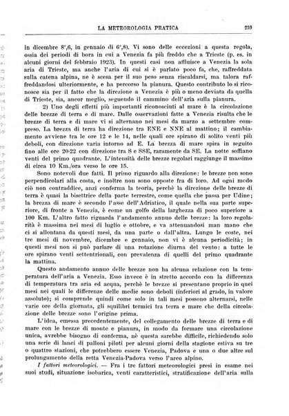 La meteorologia pratica rivista di meteorologia agraria, igienica, aeronautica