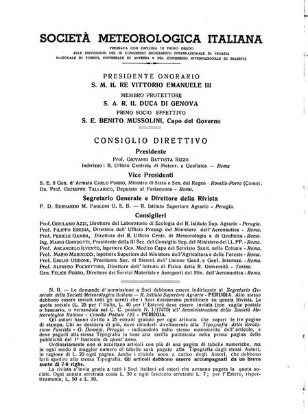 La meteorologia pratica rivista di meteorologia agraria, igienica, aeronautica