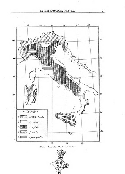 La meteorologia pratica rivista di meteorologia agraria, igienica, aeronautica