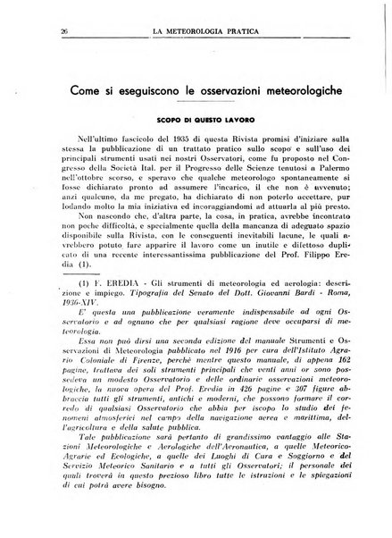 La meteorologia pratica rivista di meteorologia agraria, igienica, aeronautica