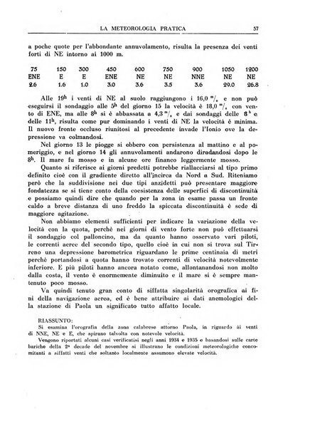 La meteorologia pratica rivista di meteorologia agraria, igienica, aeronautica