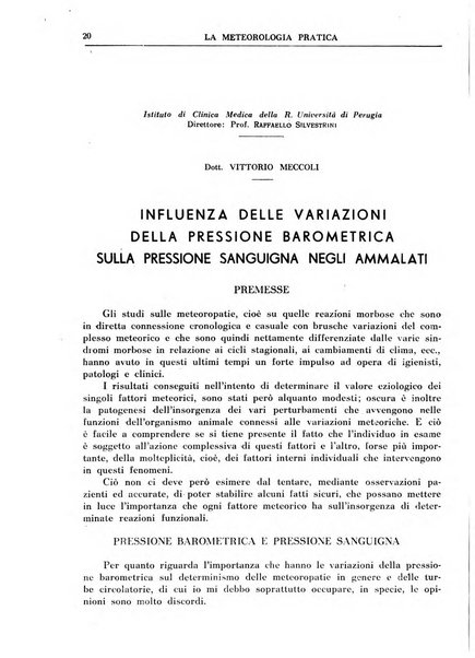 La meteorologia pratica rivista di meteorologia agraria, igienica, aeronautica