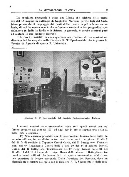 La meteorologia pratica rivista di meteorologia agraria, igienica, aeronautica