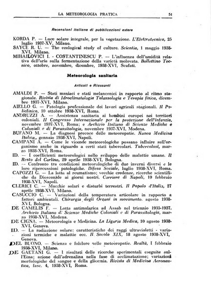 La meteorologia pratica rivista di meteorologia agraria, igienica, aeronautica