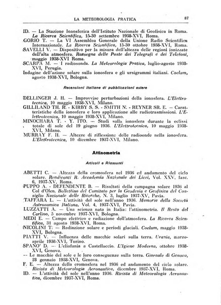 La meteorologia pratica rivista di meteorologia agraria, igienica, aeronautica