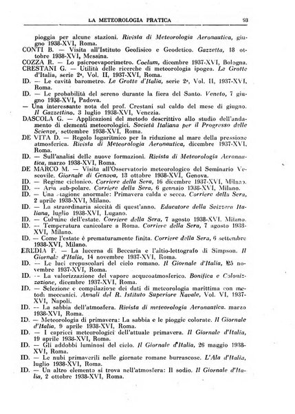 La meteorologia pratica rivista di meteorologia agraria, igienica, aeronautica