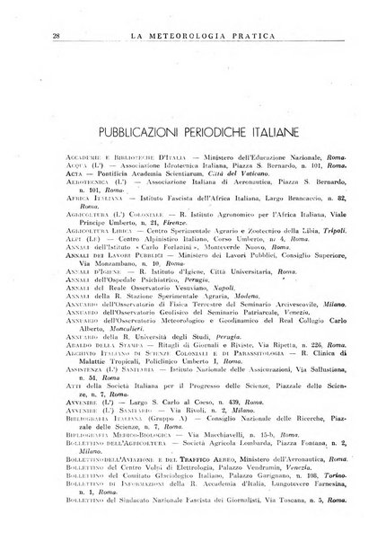 La meteorologia pratica rivista di meteorologia agraria, igienica, aeronautica