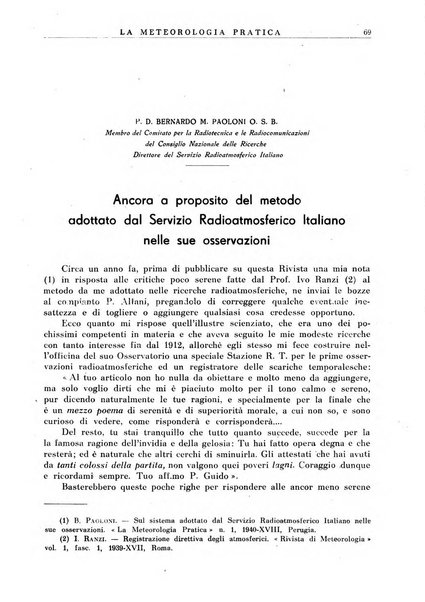 La meteorologia pratica rivista di meteorologia agraria, igienica, aeronautica