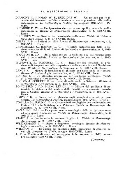 La meteorologia pratica rivista di meteorologia agraria, igienica, aeronautica