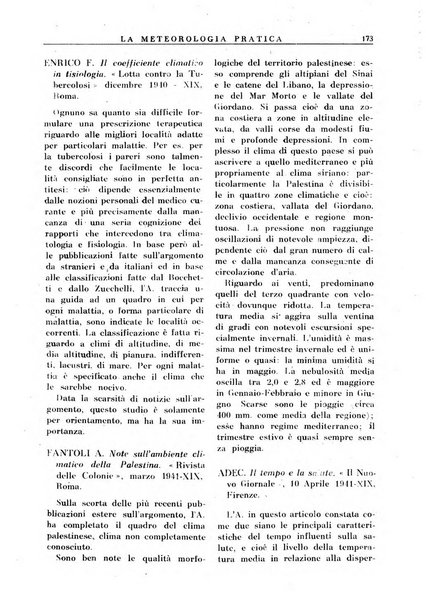 La meteorologia pratica rivista di meteorologia agraria, igienica, aeronautica