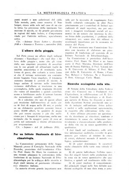 La meteorologia pratica rivista di meteorologia agraria, igienica, aeronautica