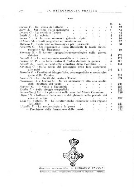 La meteorologia pratica rivista di meteorologia agraria, igienica, aeronautica