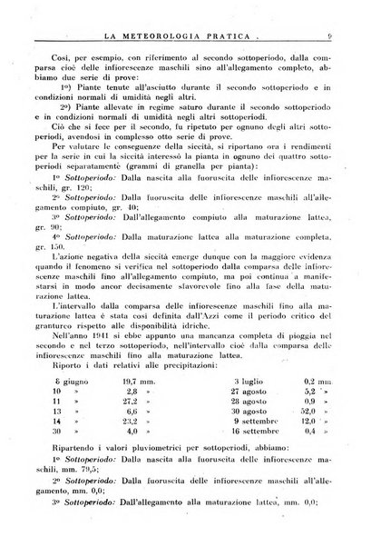 La meteorologia pratica rivista di meteorologia agraria, igienica, aeronautica