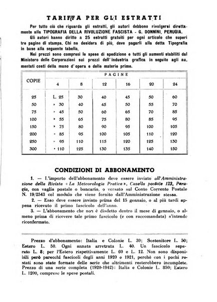 La meteorologia pratica rivista di meteorologia agraria, igienica, aeronautica