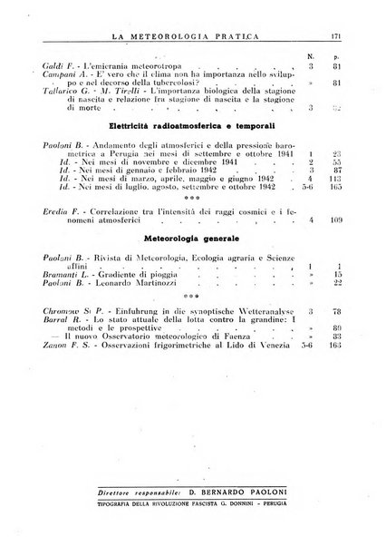 La meteorologia pratica rivista di meteorologia agraria, igienica, aeronautica