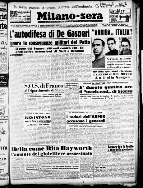 Milano sera : quotidiano della sera