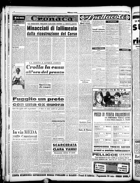 Milano sera : quotidiano della sera