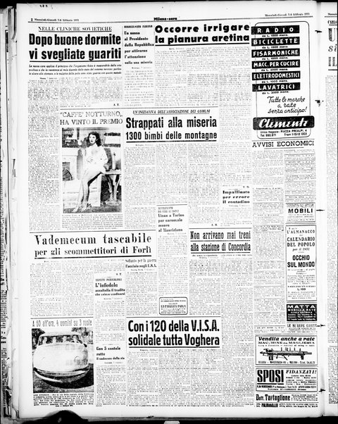 Milano sera : quotidiano della sera