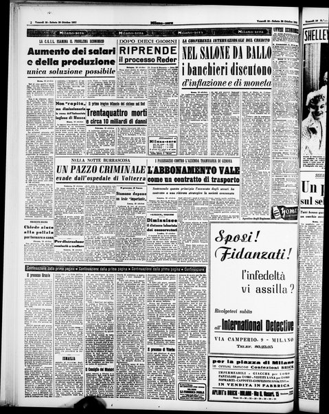 Milano sera : quotidiano della sera