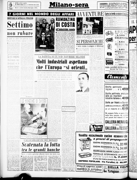 Milano sera : quotidiano della sera