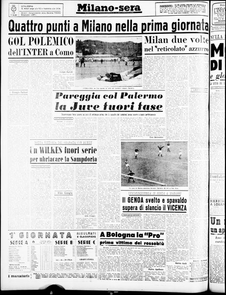 Milano sera : quotidiano della sera