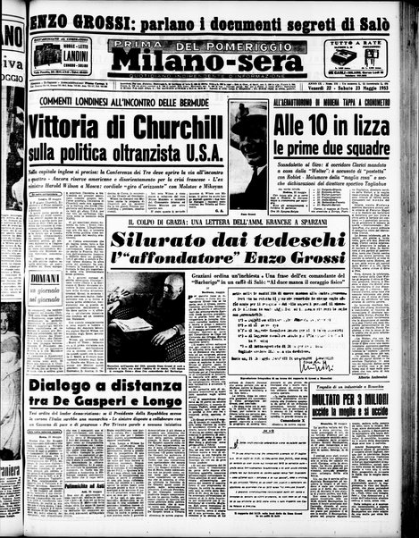 Milano sera : quotidiano della sera