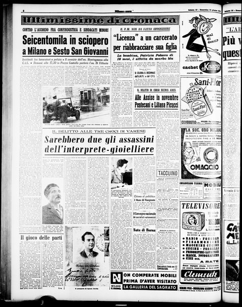 Milano sera : quotidiano della sera