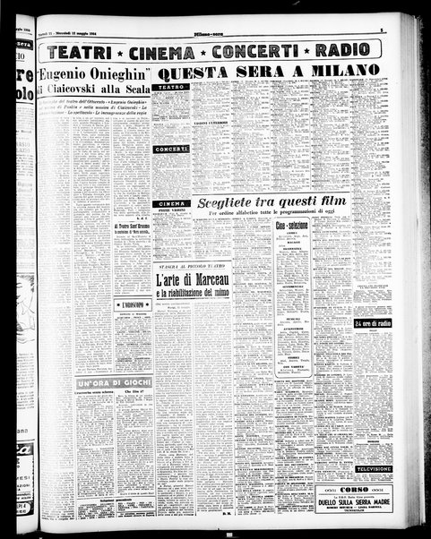 Milano sera : quotidiano della sera