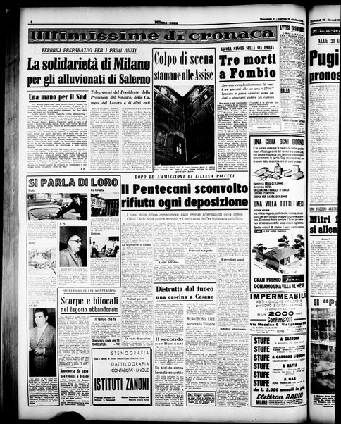 Milano sera : quotidiano della sera