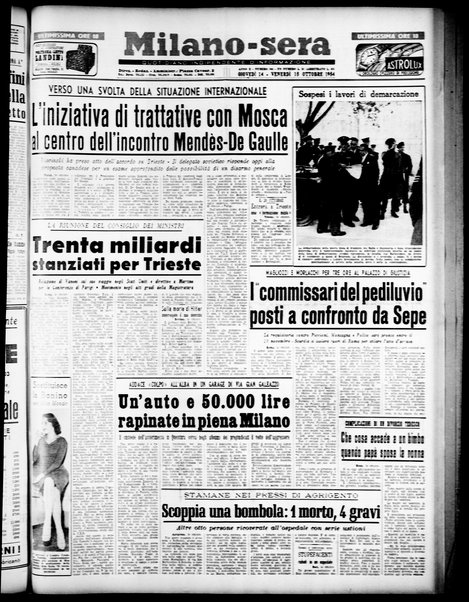 Milano sera : quotidiano della sera