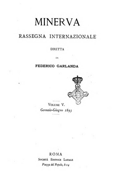 Minerva rassegna internazionale