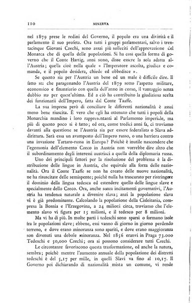 Minerva rassegna internazionale