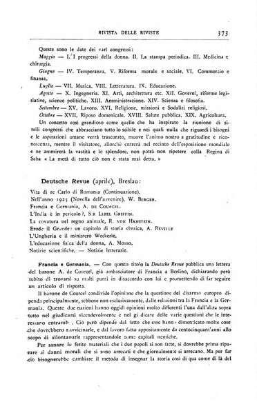 Minerva rassegna internazionale