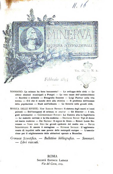 Minerva rassegna internazionale