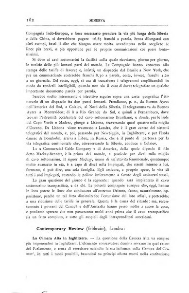 Minerva rassegna internazionale