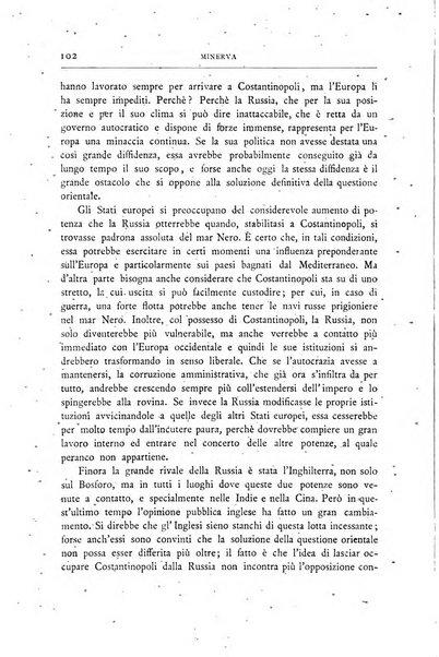 Minerva rassegna internazionale