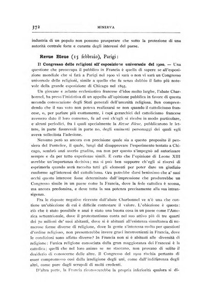 Minerva rassegna internazionale