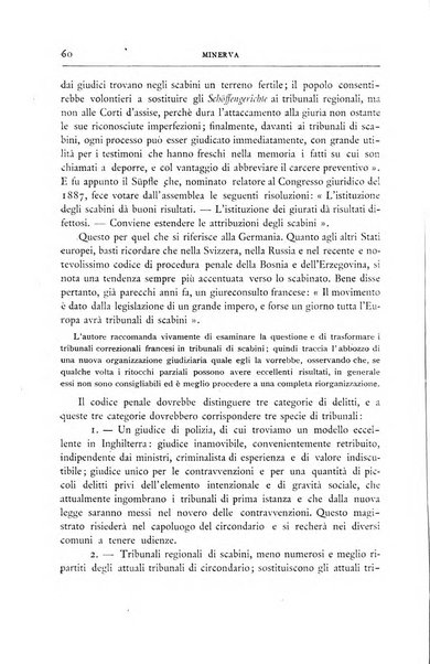 Minerva rassegna internazionale