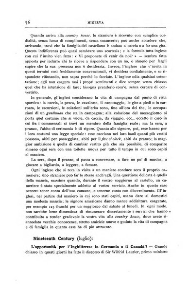 Minerva rassegna internazionale