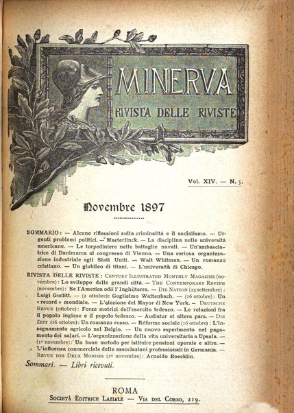 Minerva rassegna internazionale