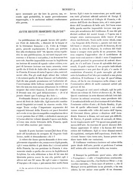 Minerva rassegna internazionale