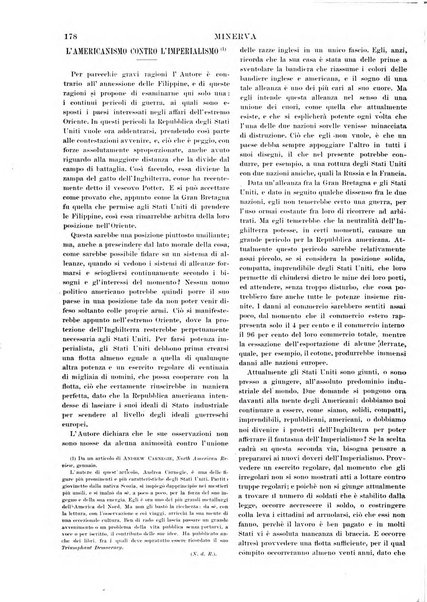 Minerva rassegna internazionale