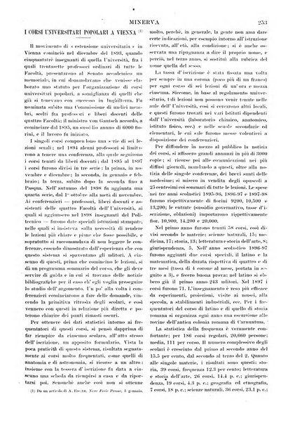 Minerva rassegna internazionale