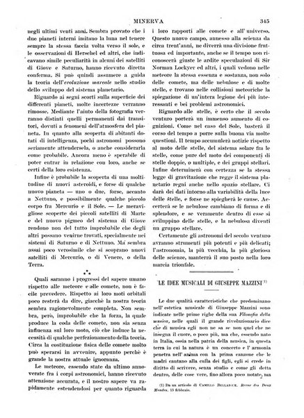 Minerva rassegna internazionale