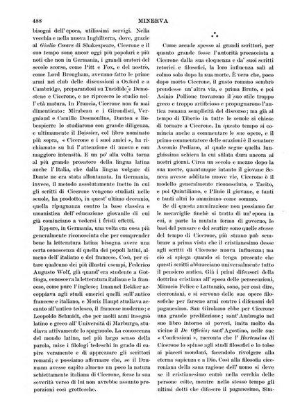 Minerva rassegna internazionale