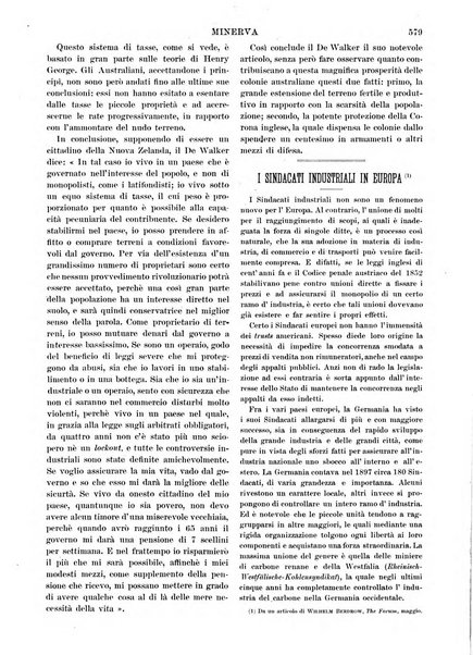 Minerva rassegna internazionale